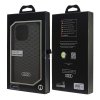 Audi IML Stitching Pattern MagSafeiPhone 16 Pro 6.3 czarny/black hardcase AU-IMLMIP16P-Q5/D3-BK